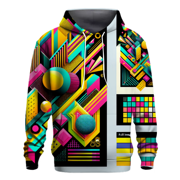 Funky Retro Shapes Hoodie