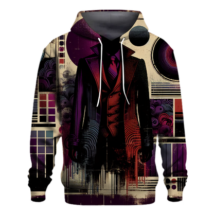 Vivid Retro Grunge Hoodie