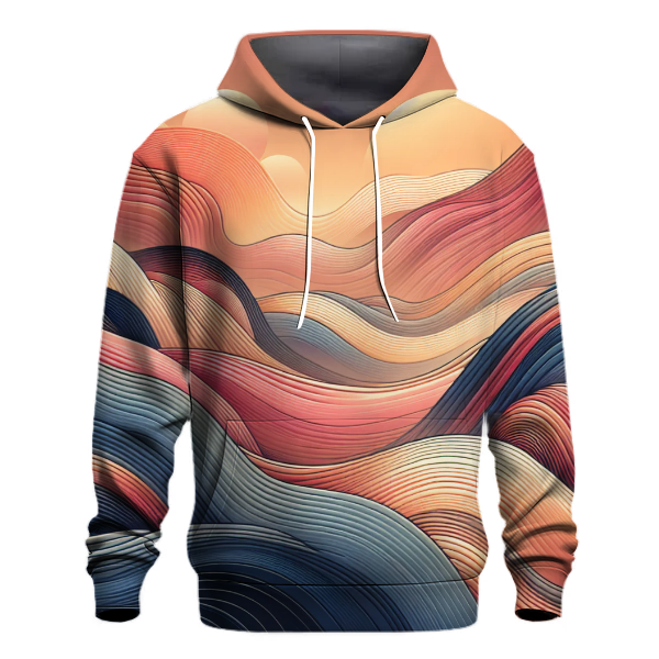 Sunset Wave Grooves Hoodie