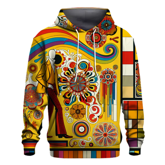 Groovy Patchwork Love Hoodie