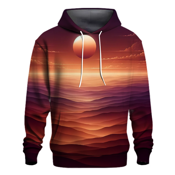 Amber Twilight Gradient Hoodie