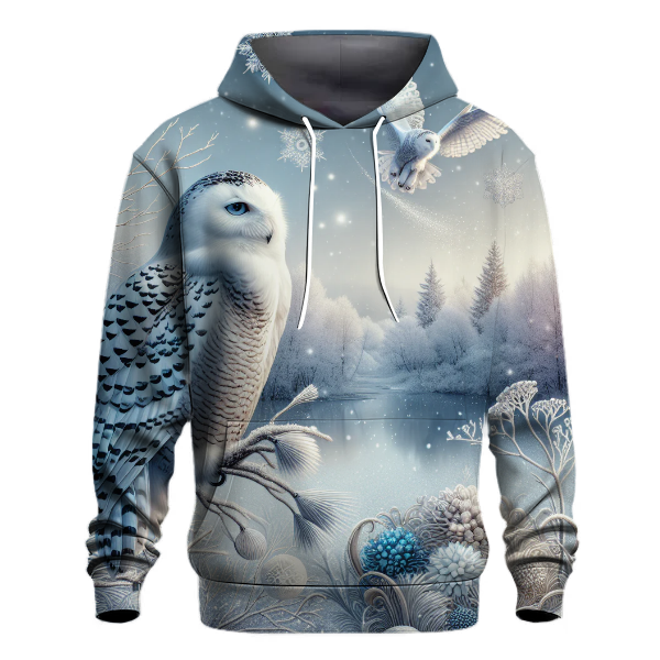 Snowy Owl Winter Wonderland Hoodie