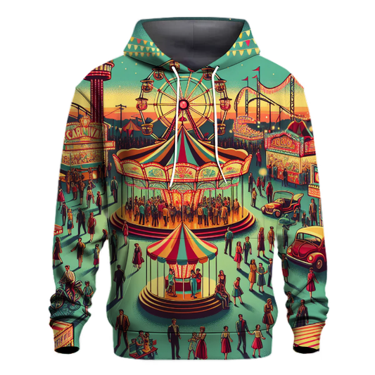 Retro Carnival Fun Hoodie