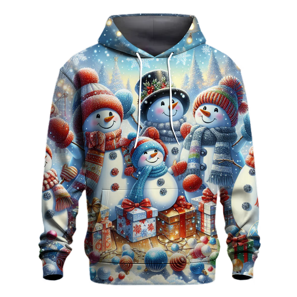 Frosty Friends Winter Celebration Hoodie