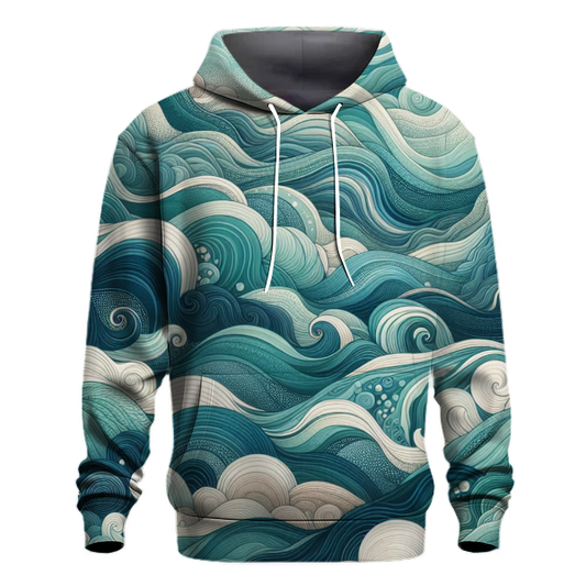 Mystic Waves Tie-dye Design Hoodie