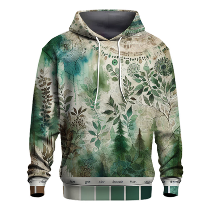 Forest Enchantment Tie-Dye Hoodie