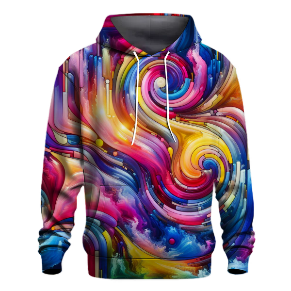 Artistic 70s Psychedelia Hoodie