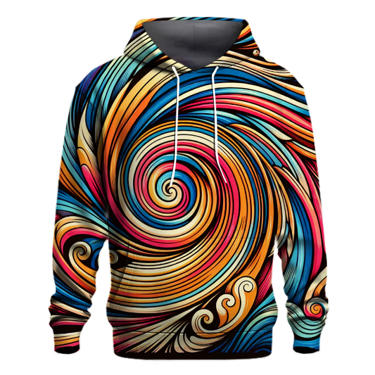 Spiral Wave Hoodie