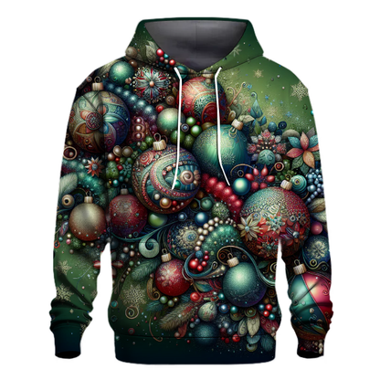 Festive Ornament Explosion Hoodie