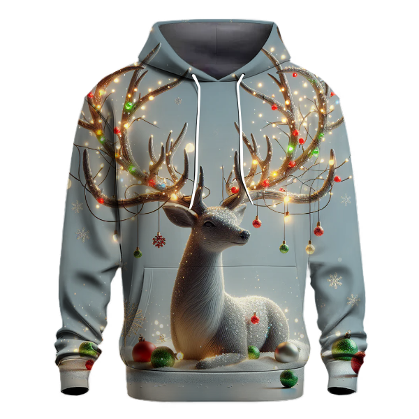 Reindeer Antlers & Lights Hoodie