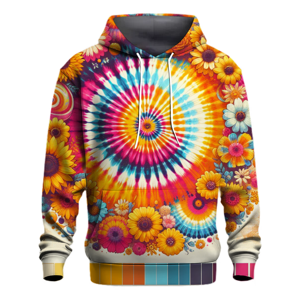 Vibrant Tie-Dye Sunshine Hoodie