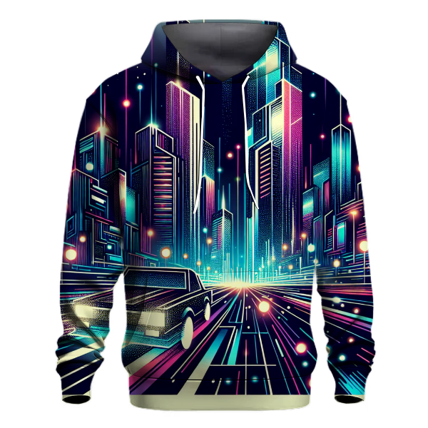 Neon Night Drive Hoodie