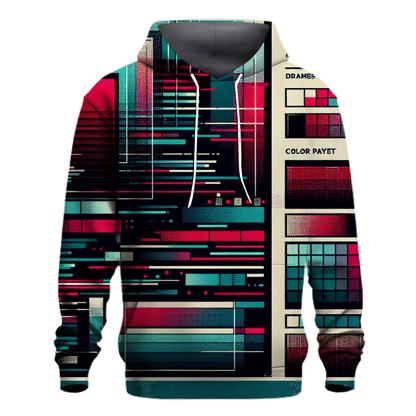 Digital Dawn Glitch Hoodie