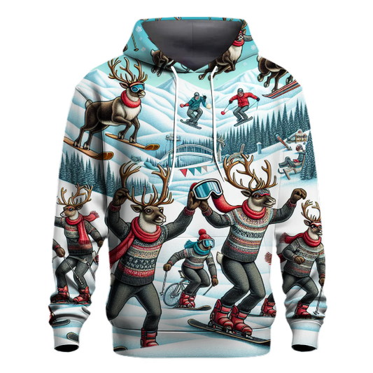 Reindeer Games Winter Olympics Hoodie