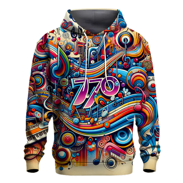 Funky Music Notes Hoodie