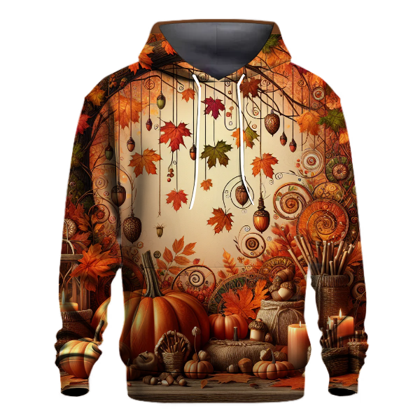 Charming Autumn Whirl Hoodie