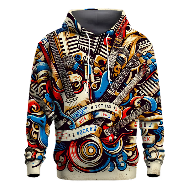 Classic Rock & Roll Hoodie