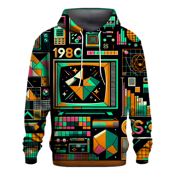 Geo Pop Culture Fusion Hoodie