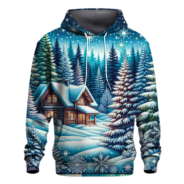 Cozy Winter Cabin Hoodie