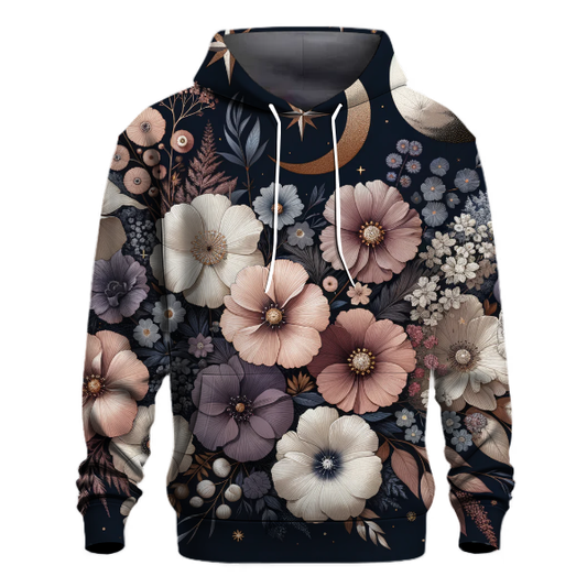 Celestial Floral Fusion Hoodie