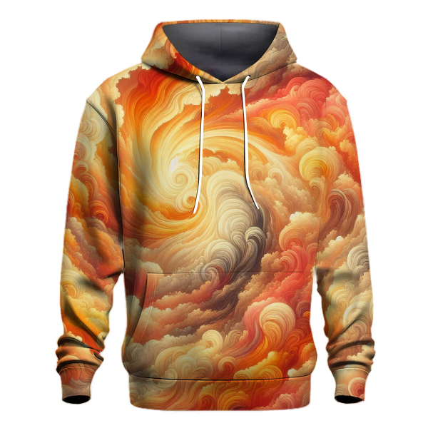 Vintage Sunset Swirl Hoodie