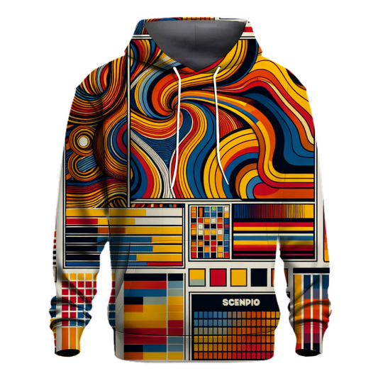 Funky Stripes Delight Hoodie