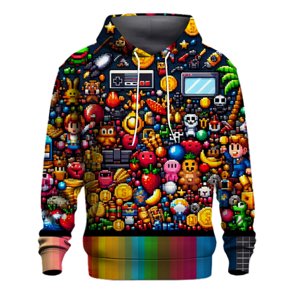 Retro Video Game World Hoodie