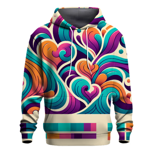 Groovy Waves of Love Hoodie