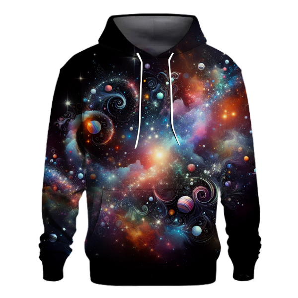 Radiant Cosmic Colors Hoodie