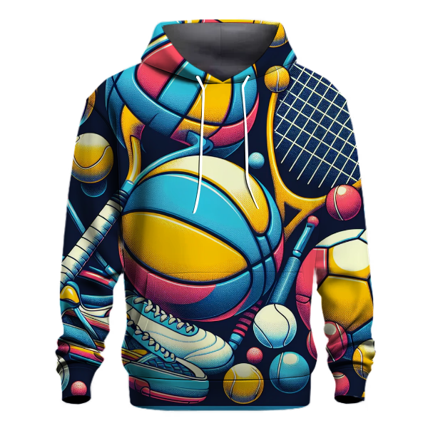 Retro Sports Fever Hoodie