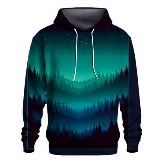 Forest Night Gradient Hoodie