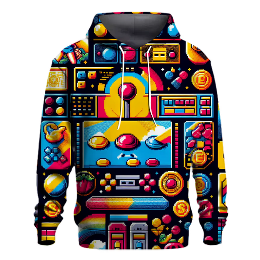 Classic Arcade Game Tribute Hoodie