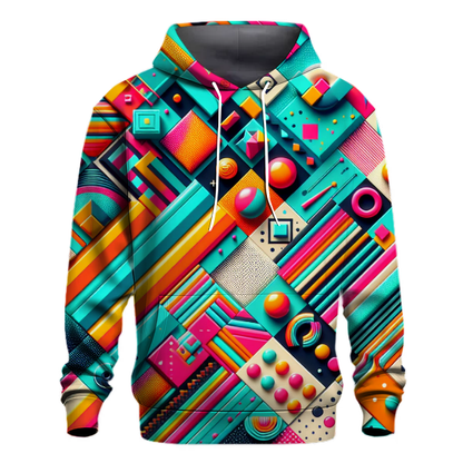 Funky Retro Pattern Hoodie