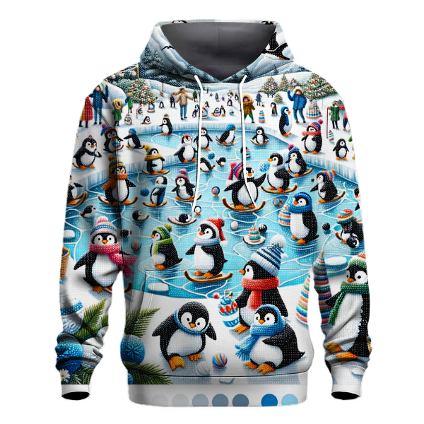 South Pole Penguin Party Hoodie