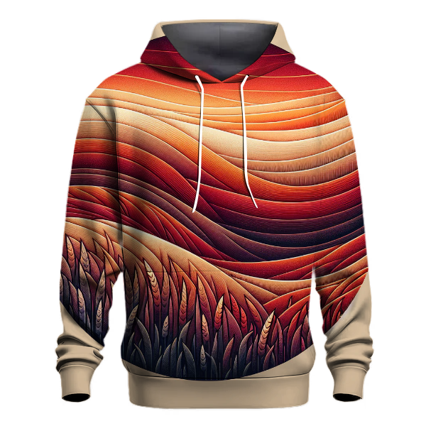 Amber Wave Symphony Hoodie