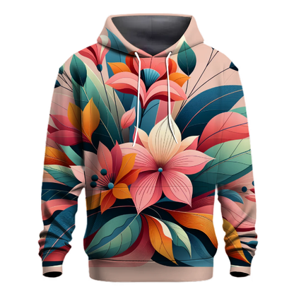 Abstract Flora Hoodie