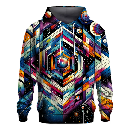 Cosmic Geometric Hoodie