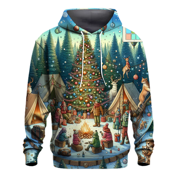 Adventurous Christmas Campers Hoodie