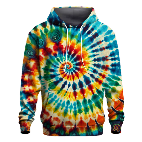 Groovy Tie Dye Explosion Hoodie