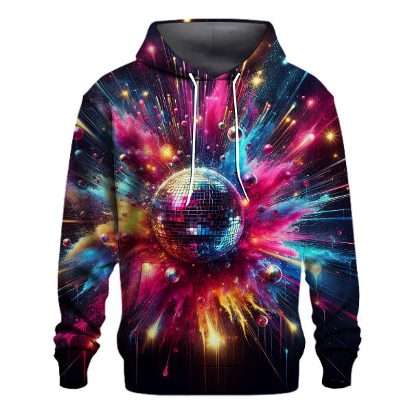 Vibrant Disco Lights Hoodie