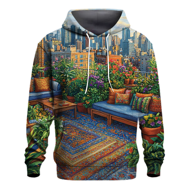 Rooftop Garden Escape Hoodie