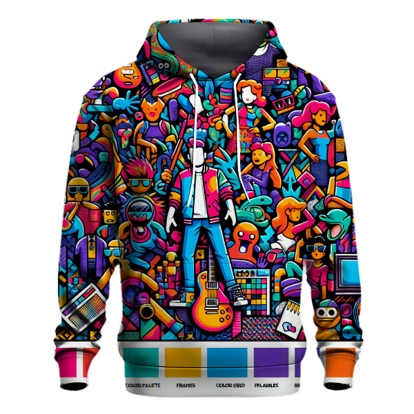 Classic Cartoon Nostalgia Hoodie