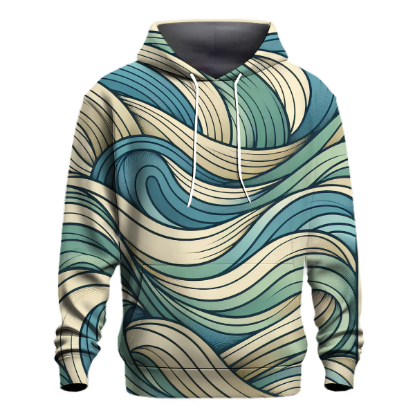 Peaceful Wave Patterns Hoodie Hoodie Trends