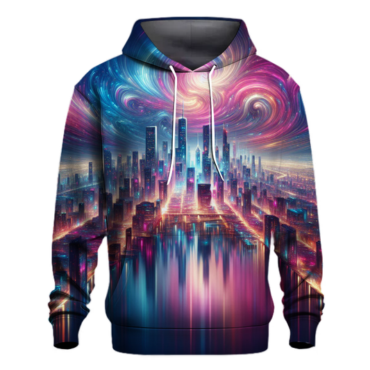 Neon Lights City Hoodie