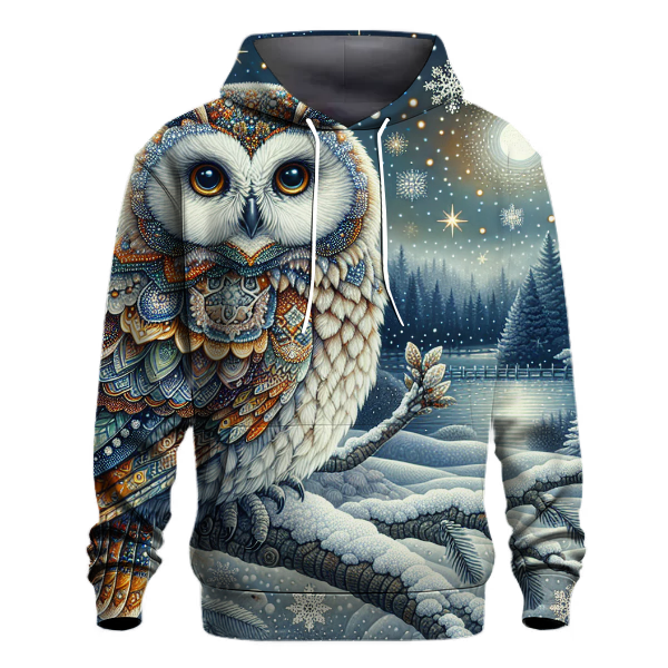 Magical Winter Owl Hoodie