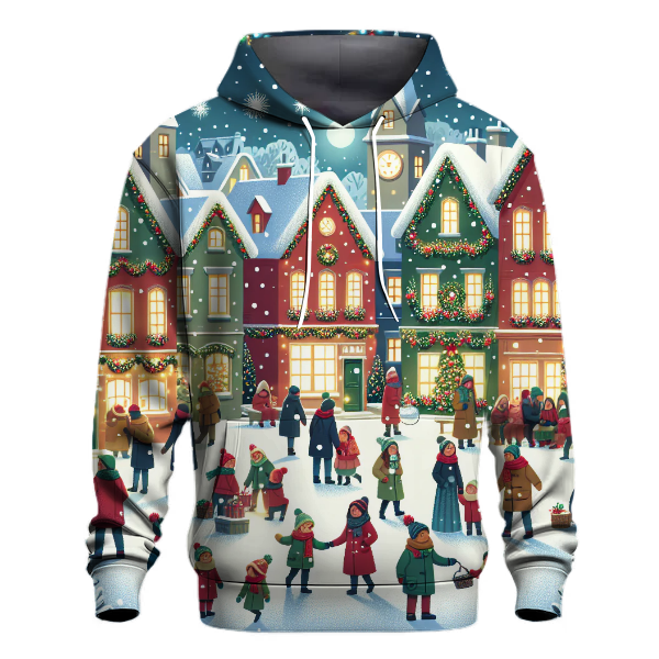 Merry Little Christmas Town Hoodie