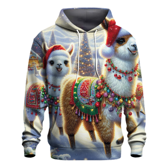 Christmas Llama Parade Hoodie