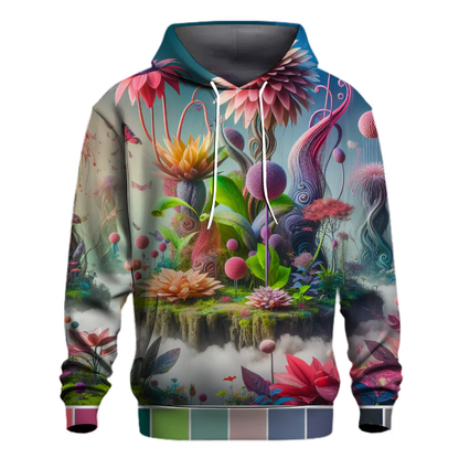 Surreal Botanical Garden Hoodie