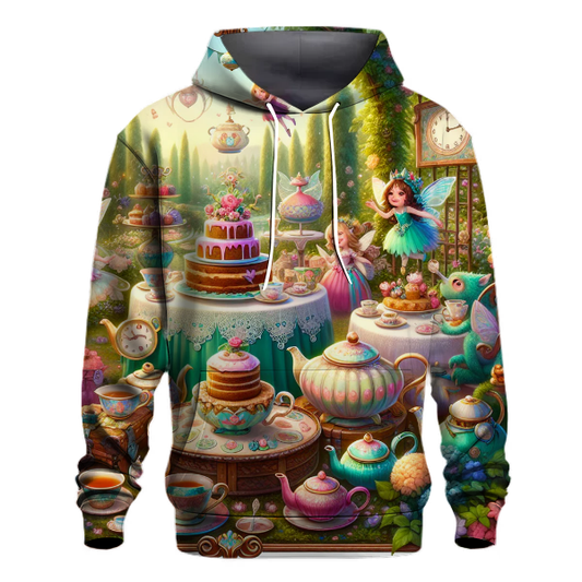 Whimsical Tea Party Fantasy Hoodie