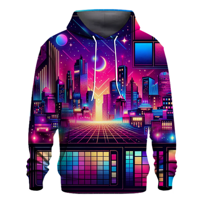 Electric Dream Cityscape Hoodie